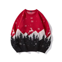 Faux Fur Men's Halloween New Autumn And Winter Loose Round Neck Pullover