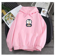 Autumn And Winter Printing Penguin Soft Hoodie