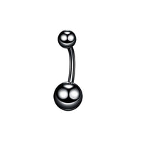 Stainless Steel Double Drill Navel Nail Double Ball Navel Ring