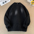 Solid Color Sweater Loose Casual Long Sleeves Lazy