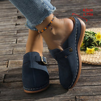 Lightweight Outdoor Casual Wedge Closed Toe Slippers For Women