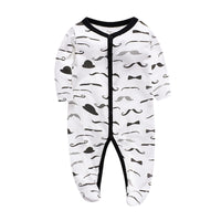 Baby cotton print jumpsuit