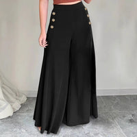 Casual, Versatile, Sophisticated, Work-appropriate Long Pants With A Flowing Drape