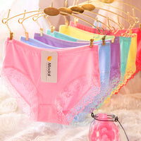 Women's underwear cotton mid-waist plus size cotton