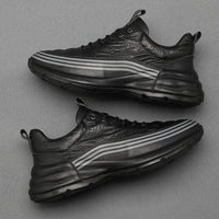 Men's Breathable Leather Sports Shoes