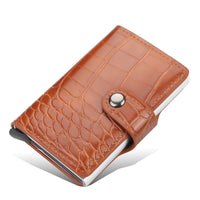 Men's Pattern Card Holder Anti-Magnetic Multiple Card Slots