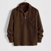 Men's Long-sleeved Shirt Craft Flocking