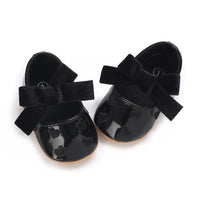 Baby Girl Bowknot PU Soft Bottom Toddler Shoes