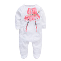 Spring and Autumn Thin Long Sleeve Baby One-piece
