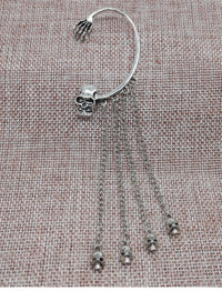 European And American Punk Rock Wind Ghost Hand Skull Su Ear Hanging