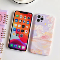 Artistic oil painting starry sky phone case