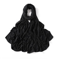 56 Colors Solid Color Modal Scarf Small Size Monochrome Jersey Veil Mercerized Cotton Scarf
