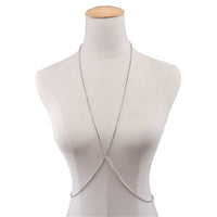 Women's Simple Fashion Rhinestone Breast Chain