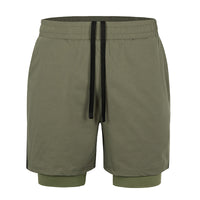 Quick-drying Small Plaid Sports Pants For Men