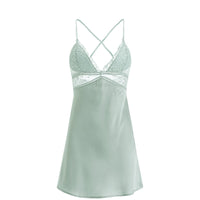 Ice silk halter suspender nightdress