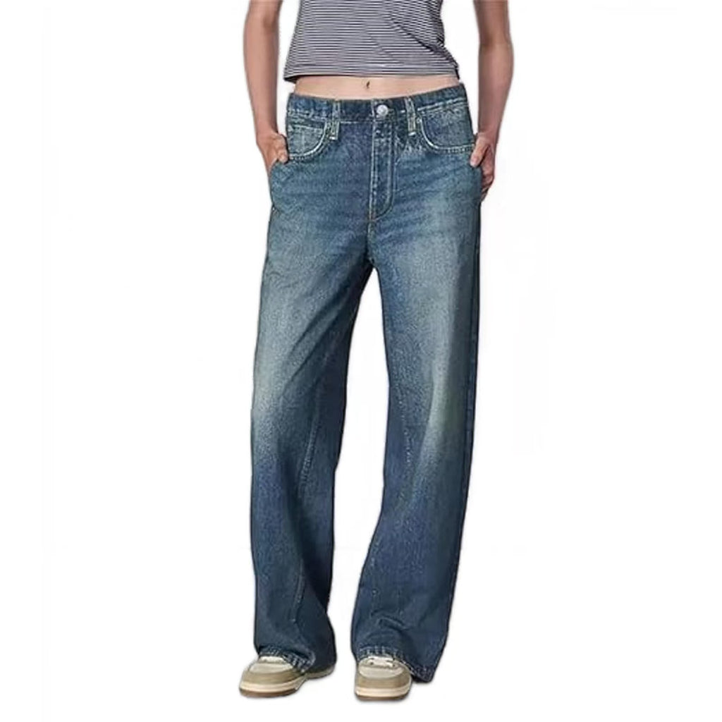 Denim Sweatpants Sports Pants Casual Loose