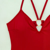 Skinny Slimming Women's Fashion One-piece Swimsuit