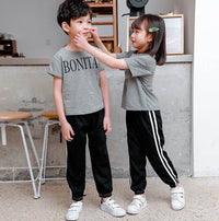 Children's loose ice silk sweatpants