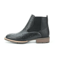 Embroidered Slip-on Chelsea Boots Men's Martin Boots