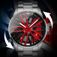 Rotating Dial Watch With A Hollowed-out Design