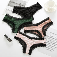 Sexy Lace Low Waist Hollow Diamond Underwear