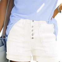 Women's Fashion High Waist Denim Shorts