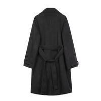 Double Breasted Men's Mid-length Over-the-knee High-grade Trench Coat