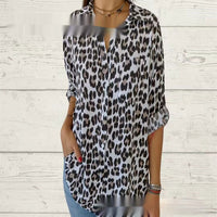Shirt Mid-sleeve Fashion Casual Polo Collar Women's Shirt