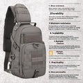 Men's Chest Bag Cycling Shoulder Crossbody Bag