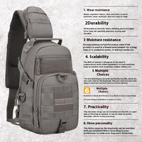 Men's Chest Bag Cycling Shoulder Crossbody Bag