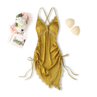 Women's Thin Nightdress With Beautiful Back
