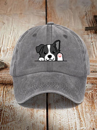 Washed Cotton Printed Hat Distressed Dad Cap Men Retro Baseball Cap Hot Soft Top Sun Hat