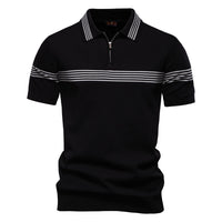 Fashion Striped Men's Business Short-sleeved Shirt