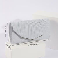 Vintage Womens Evening Clutch With Flap Pillow Bag Socialite Party Banquet Tote