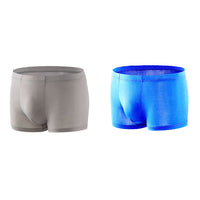 Men's Fashion Simple Solid Color Boxer Briefs