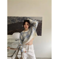 Women's Sweet Leisure Versatile Lattice Short Sweater