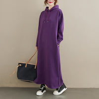 Womens Loose Fitting Long Sleeve Dress