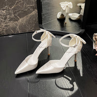 Satin White Wedding Shoes Plus Size