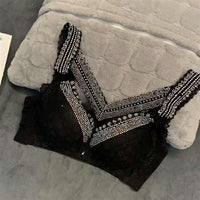 Sexy Lingerie Female Lace Hollow Wide Band Bra