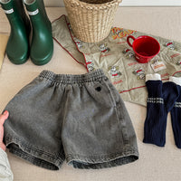 Girls Summer Denim Jeans Boys Shorts