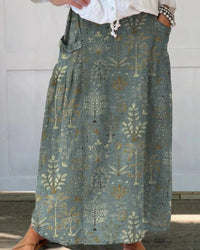 Casual Retro Floral Print Holiday Sundress