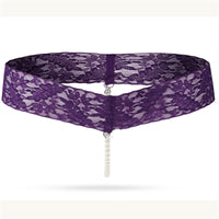 Women's Open Pearl T-shaped T-shaped Panties