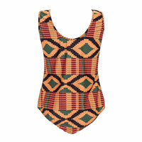 Siamese print rope bikini