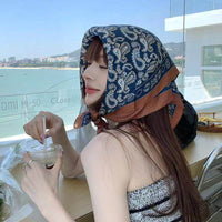 Women's High-end Thin Square Scarf