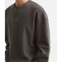 Mens Plus-Size Lightweight Crew-Neck Sweatshirt