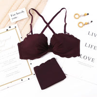 Bowknot seamless back underwear