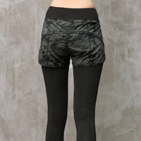 Korean Version Spring And Summer Yoga Running Women's Slim Fitness Clothes Camouflage