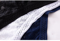 Breathable, seamless, low-rise transparent and hot hollow thong