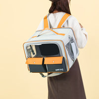 Backpack Portable Outdoor Cat Bag Large Capacity Breathable Foldable