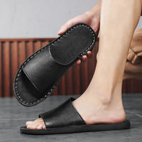 Spring And Summer New Men's Outdoor Leather Sandals